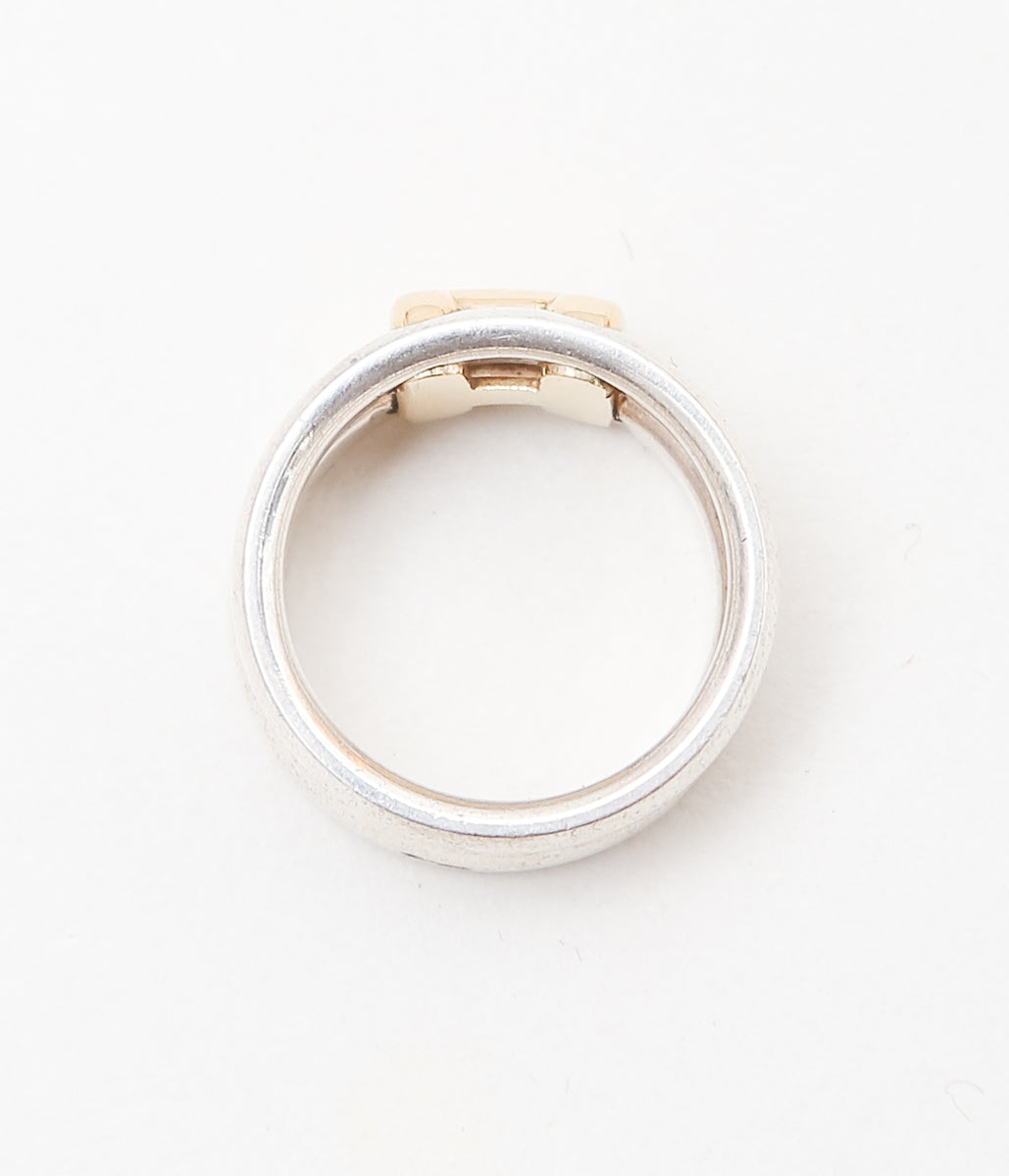 【VINTAGE JEWELRY】HERMÈS ''OLYMPE RING'' (SILVER)