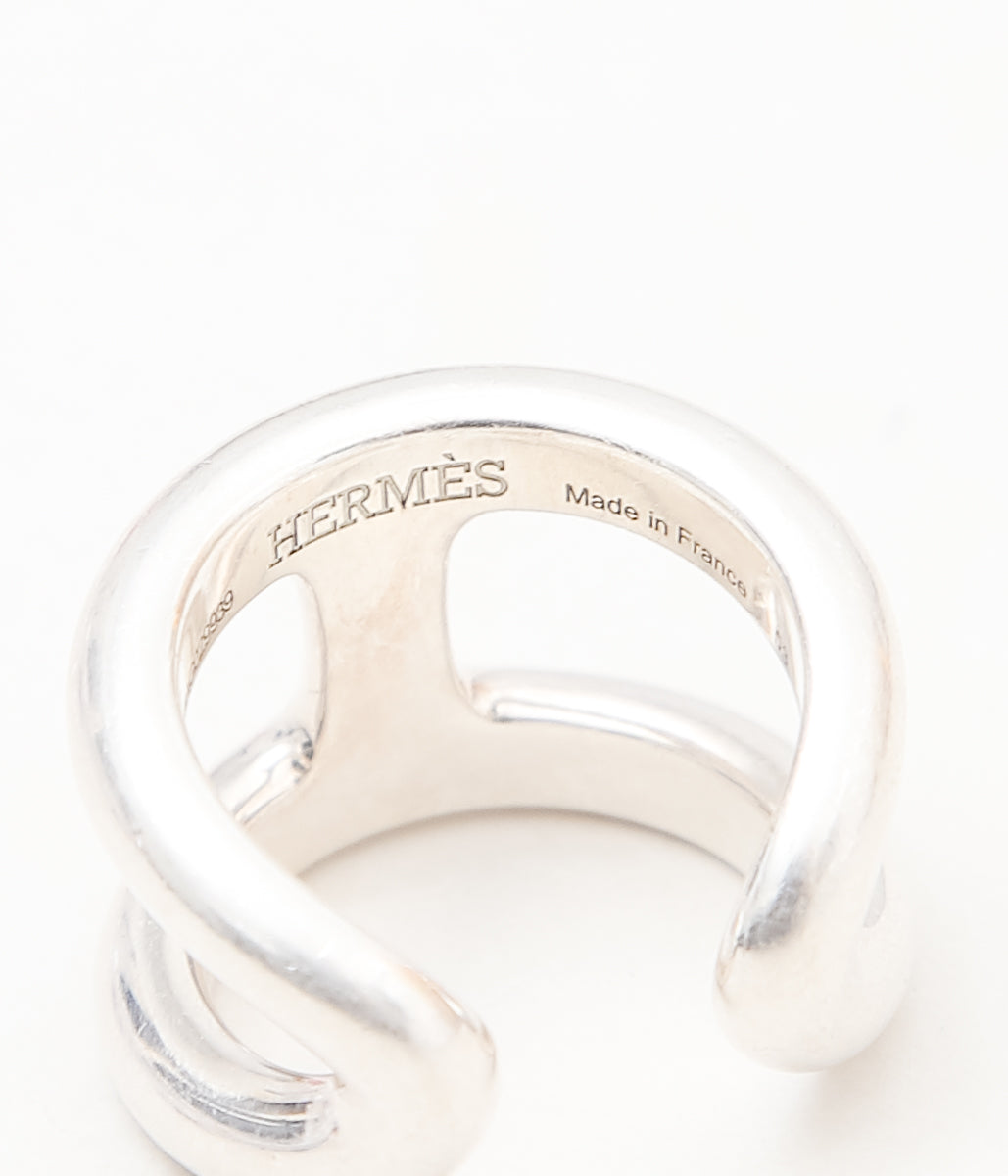 【VINTAGE JEWELRY】HERMÈS ''OSMOSE RING'' (SILVER)