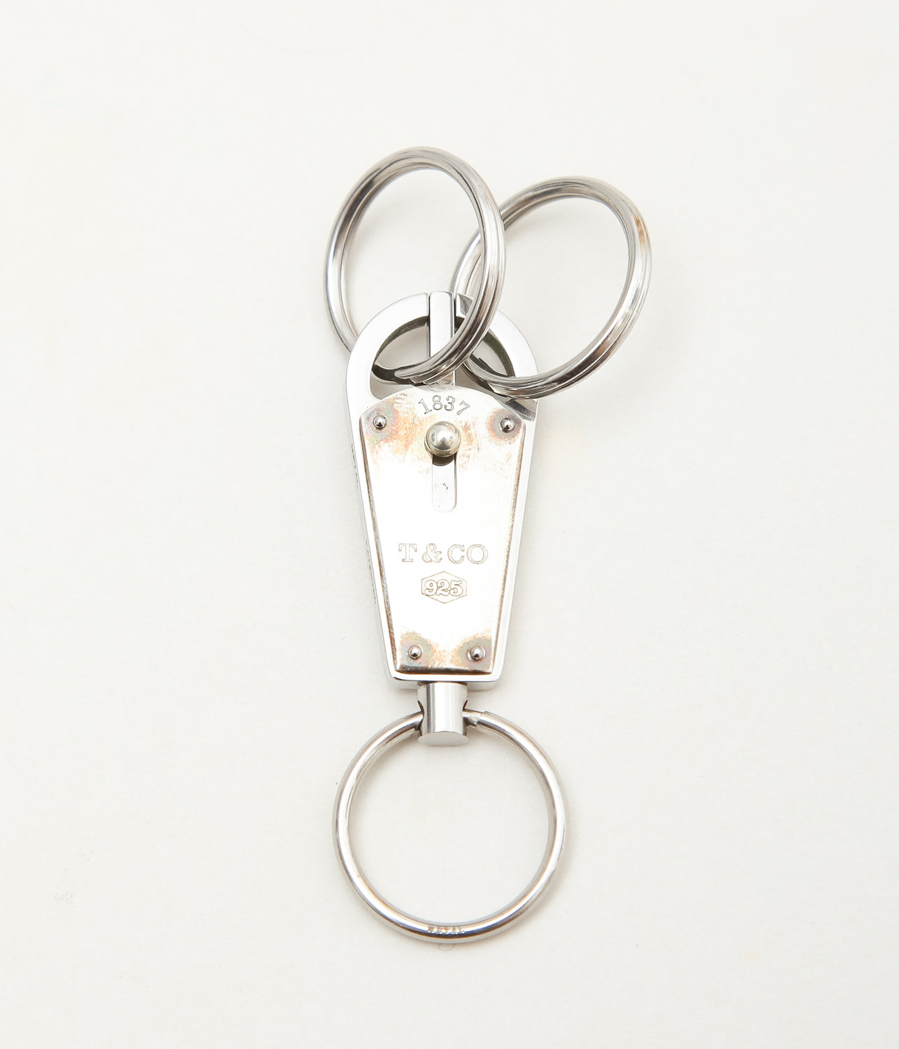 [VINTAGE JEWELRY] TIFFANY "1837 MAKERS VALET KEY RING" (ASSO)