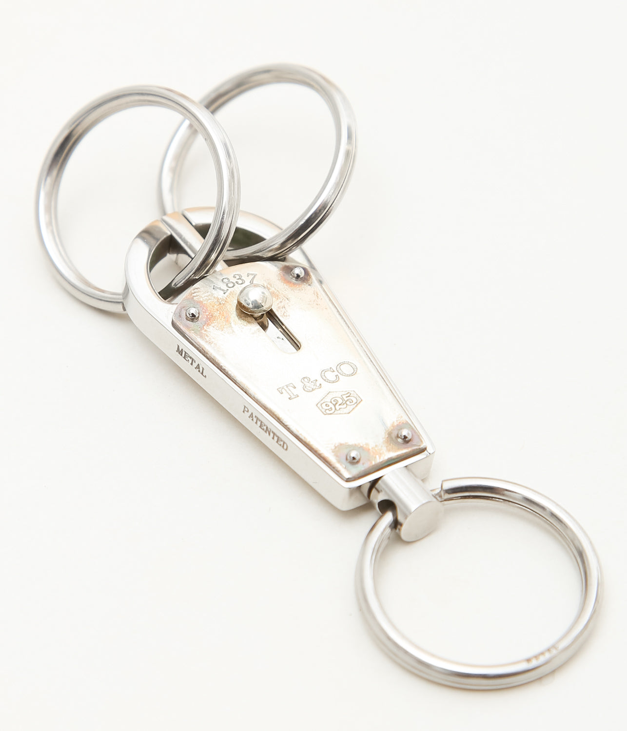 [VINTAGE JEWELRY] TIFFANY "1837 MAKERS VALET KEY RING" (ASSO)