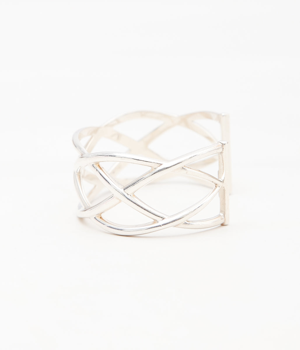 【VINTAGE JEWELRY】 TIFFANY ''CELTIC BRACELET'' (SILVER)