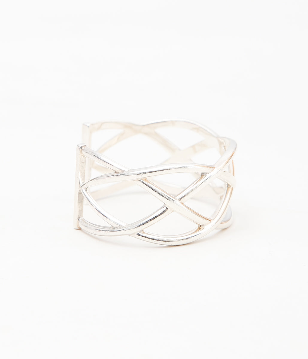【VINTAGE JEWELRY】 TIFFANY ''CELTIC BRACELET'' (SILVER)