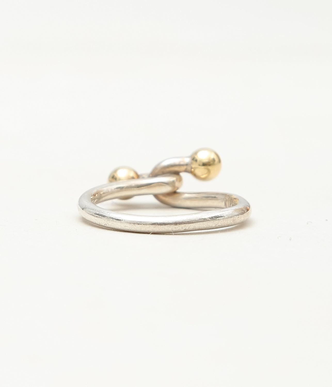 [VINTAGE JEWELRY] TIFFANY "HOOK & EYE DOUBLE EYE RING" (ASSO)
