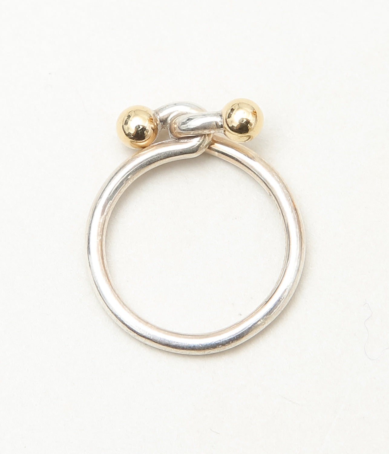 [VINTAGE JEWELRY] TIFFANY "HOOK & EYE DOUBLE EYE RING" (ASSO)