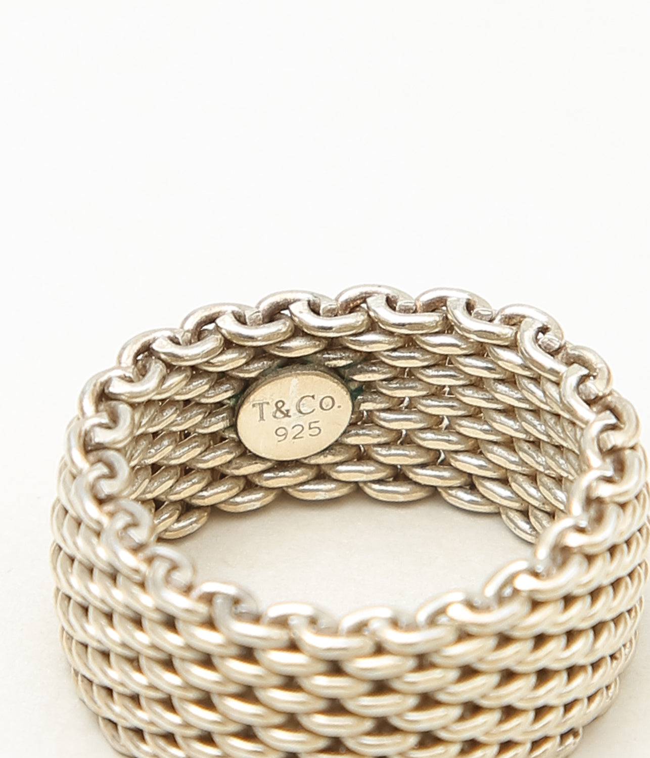 [VINTAGE JEWELRY] TIFFANY "SOMERSET MESH RING" (ASSO)