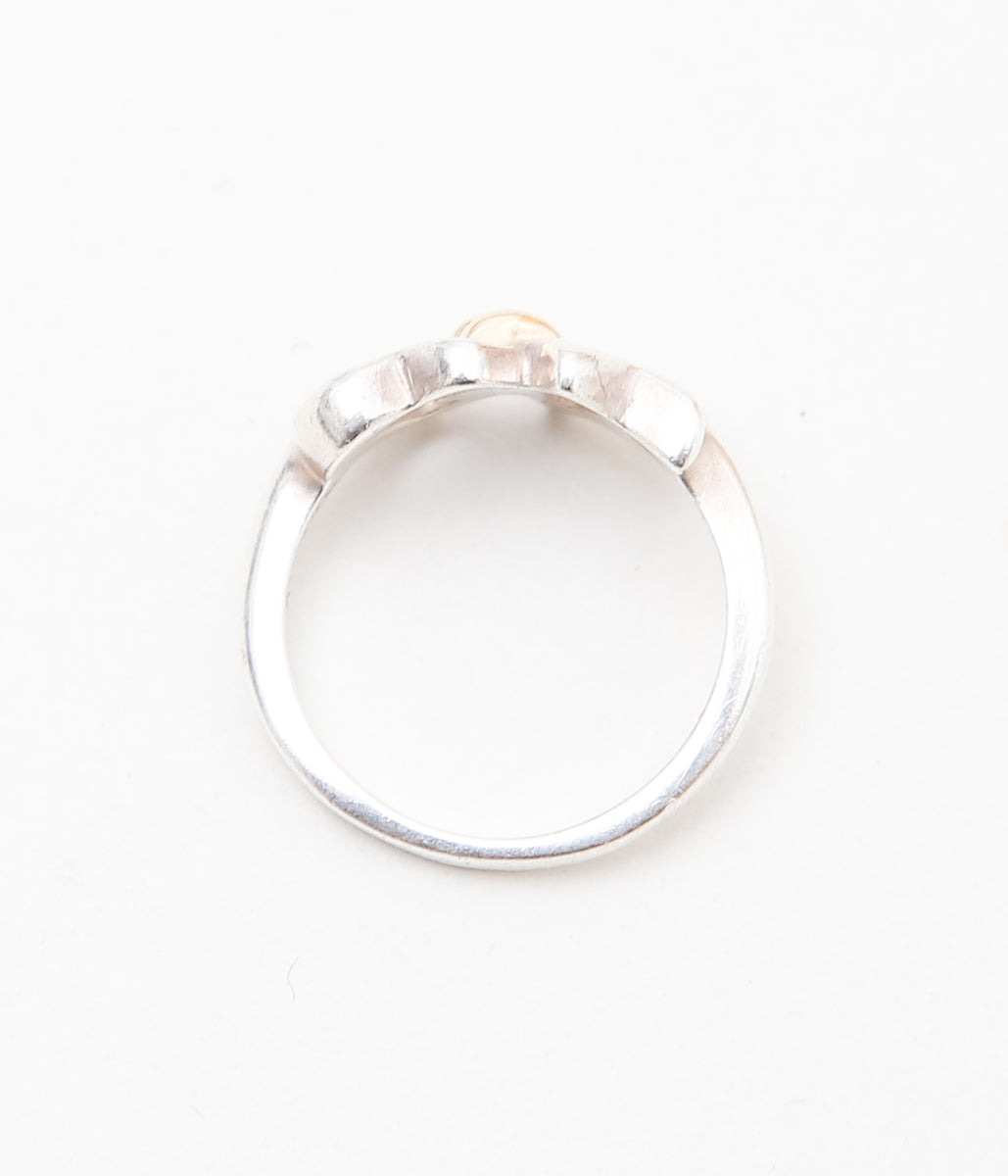 【VINTAGE JEWELRY】 TIFFANY ''STAR AND HEART COMBINATION RING'' (SILVER)