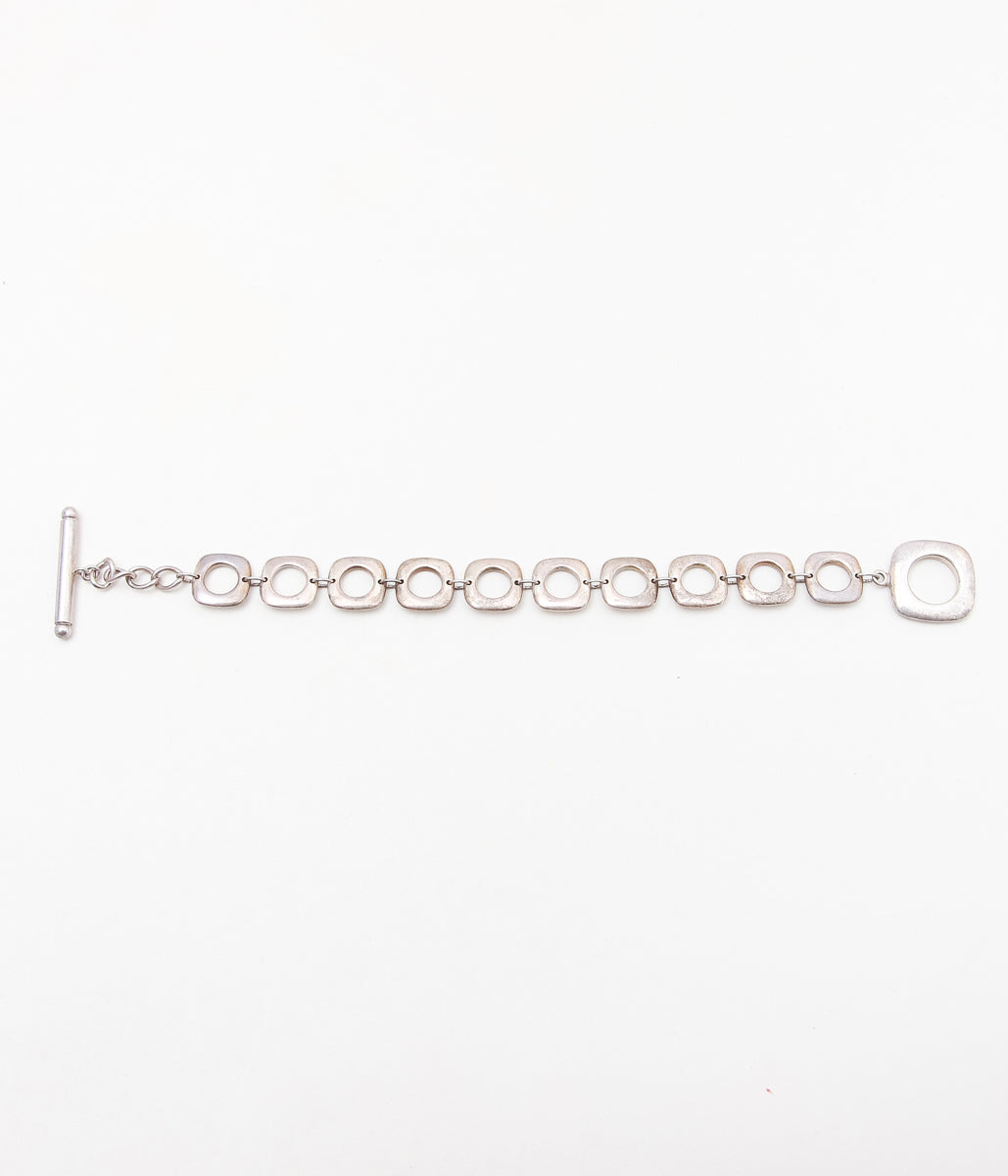 【VINTAGE JEWELRY】 TIFFANY ''TOGGLE BRACELET'' (SILVER)