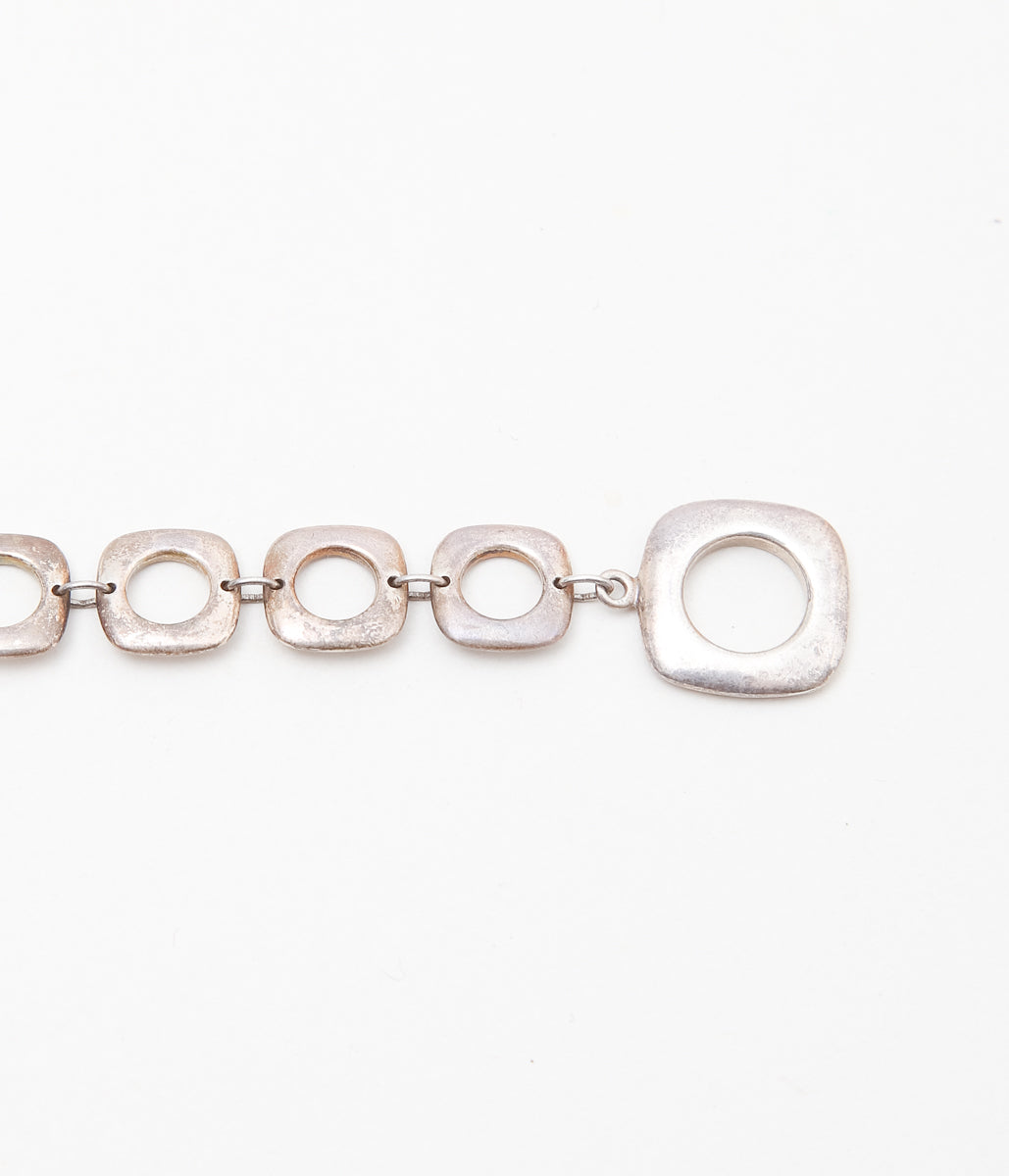 【VINTAGE JEWELRY】 TIFFANY ''TOGGLE BRACELET'' (SILVER)