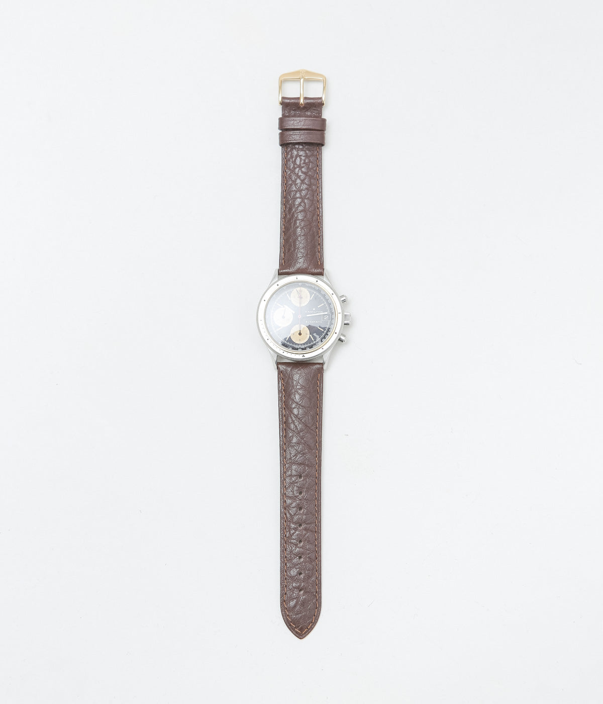 VINTAGE WATCH ''HAMILTON CHRONOGRAPH'' (SILVER)