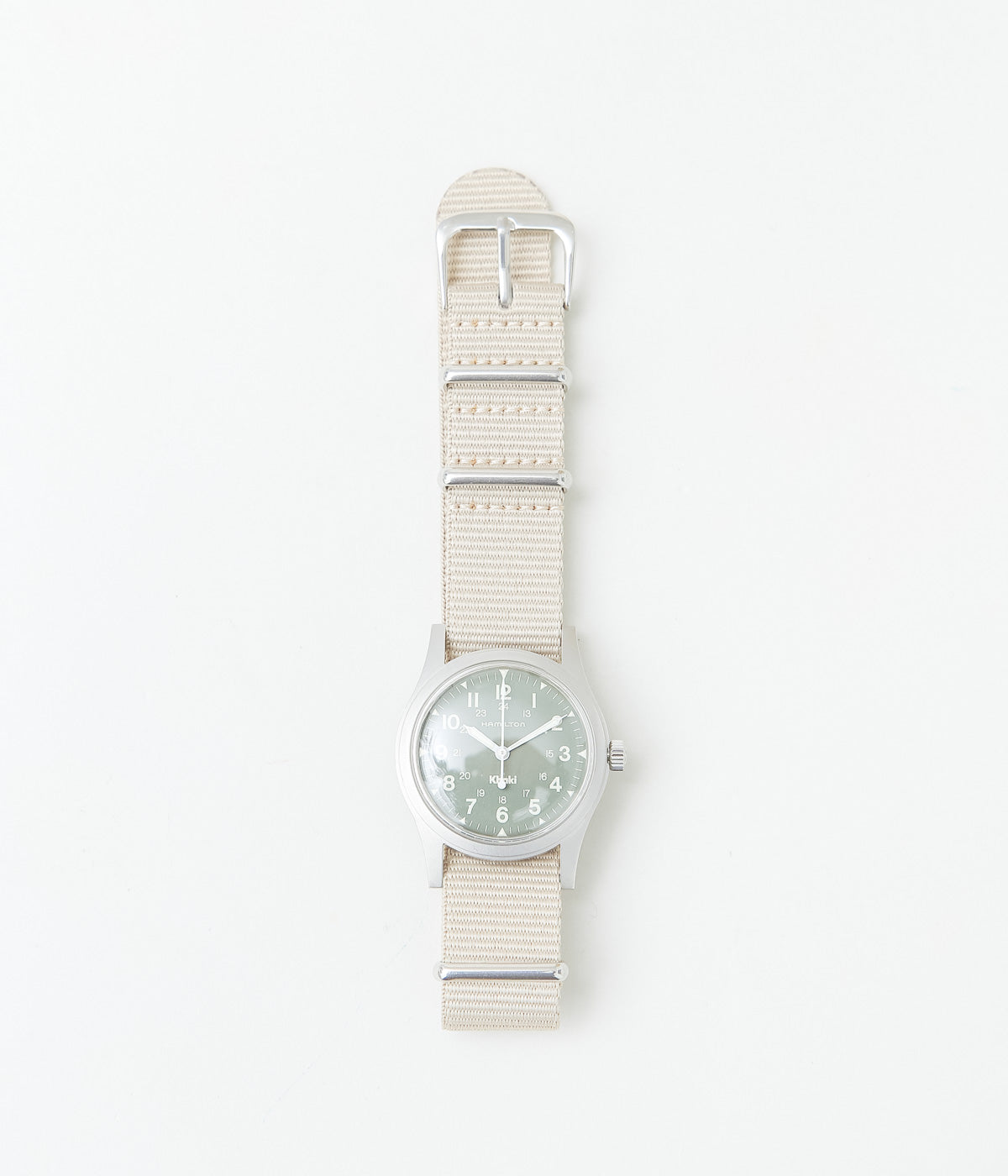 VINTAGE WATCH ''HAMILTON KHAKI'' (OLIVE)