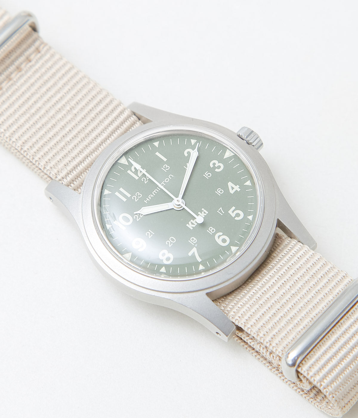 VINTAGE WATCH ''HAMILTON KHAKI'' (OLIVE)