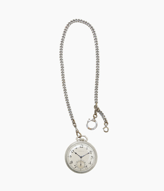 VINTAGE WATCH''HAMILTON(POCKET WATCH)'' (SILVER)