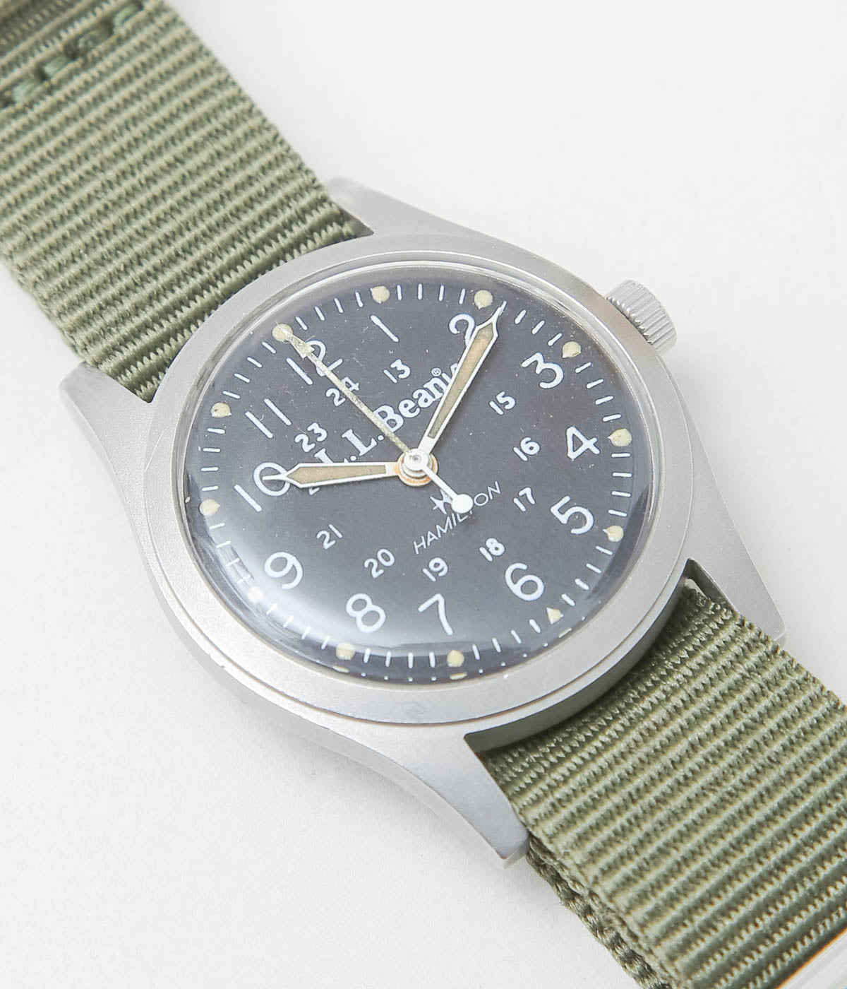 VINTAGE WATCH ''HAMILTON x L.L. BEAN'' (OLIVE)