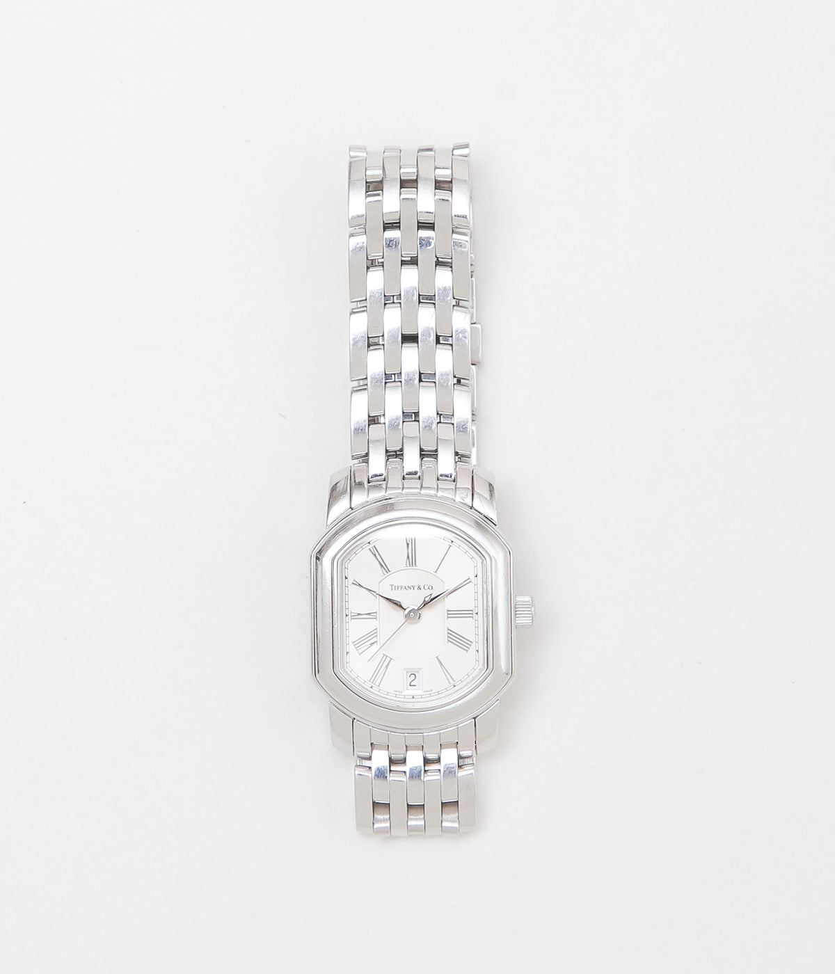 VINTAGE WATCH ''TIFFANY & CO. MARK COUPE WATCH'' (SILVER)