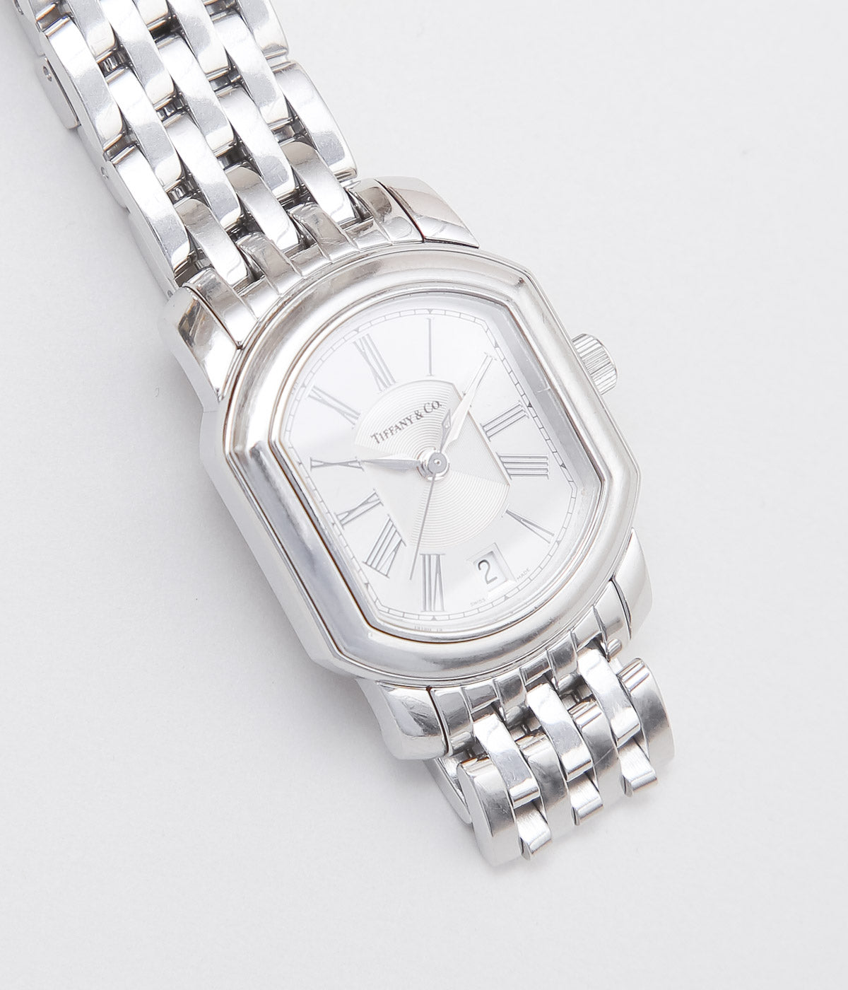 VINTAGE WATCH ''TIFFANY & CO. MARK COUPE WATCH'' (SILVER)