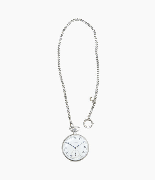 VINTAGE WATCH ''WALTHAM(POCKET WATCH)'' (SILVER)