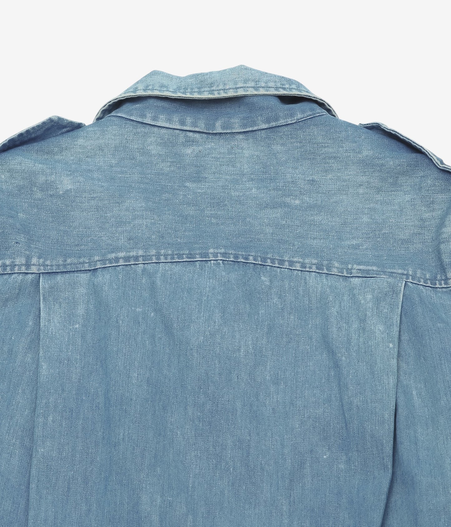 VINTAGE CLOTHING ''1980’S WILLIS&GEIGER DENIM SAFARI JACKET'' (INDIGO)