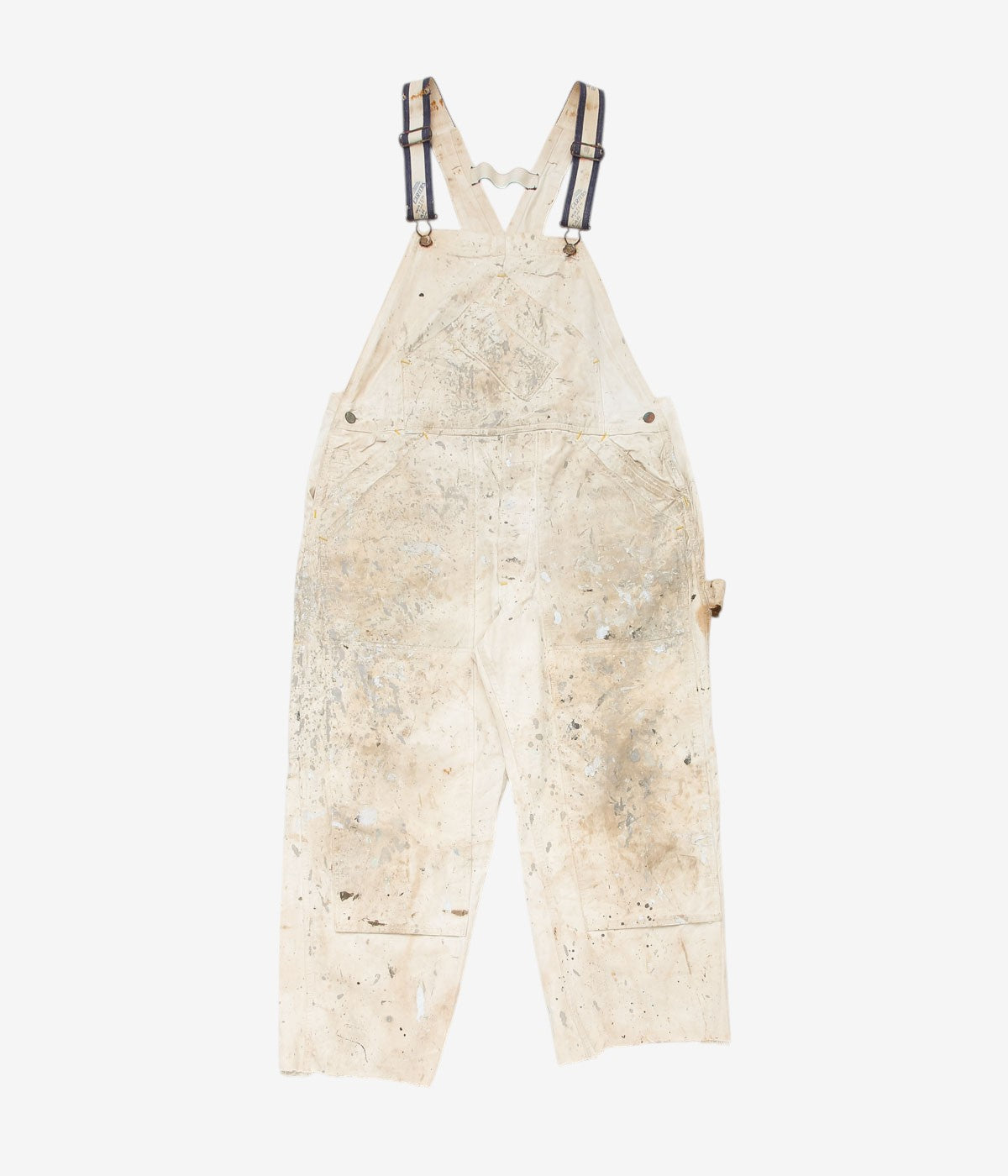 VINTAGE CLOTHING ''40's CARTER'S OVERALLS'' (WHITE)(W38)