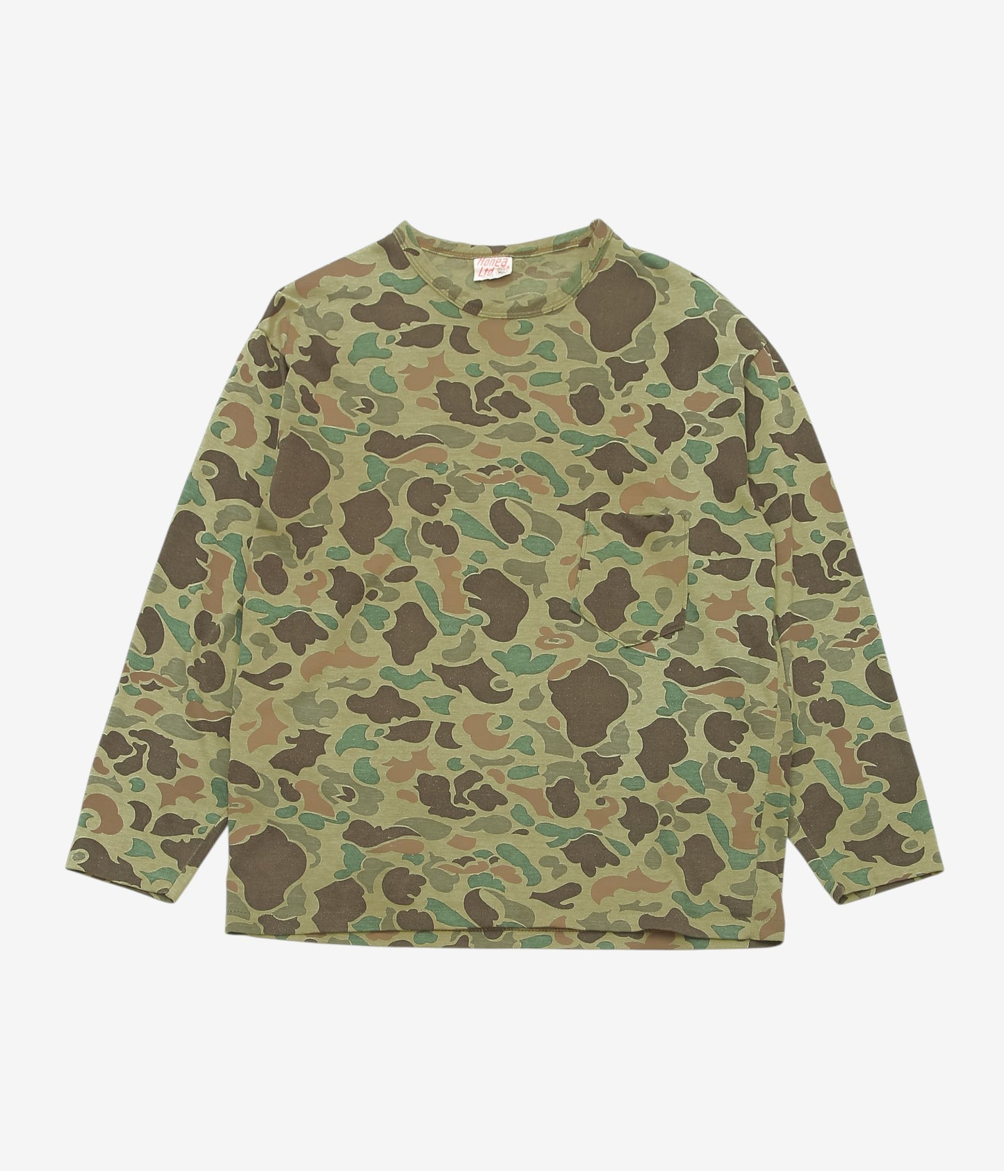 VINTAGE CLOTHING ''70'S DUCK HUNTER CAMO L/S POCKET TEE'' (CAMO)