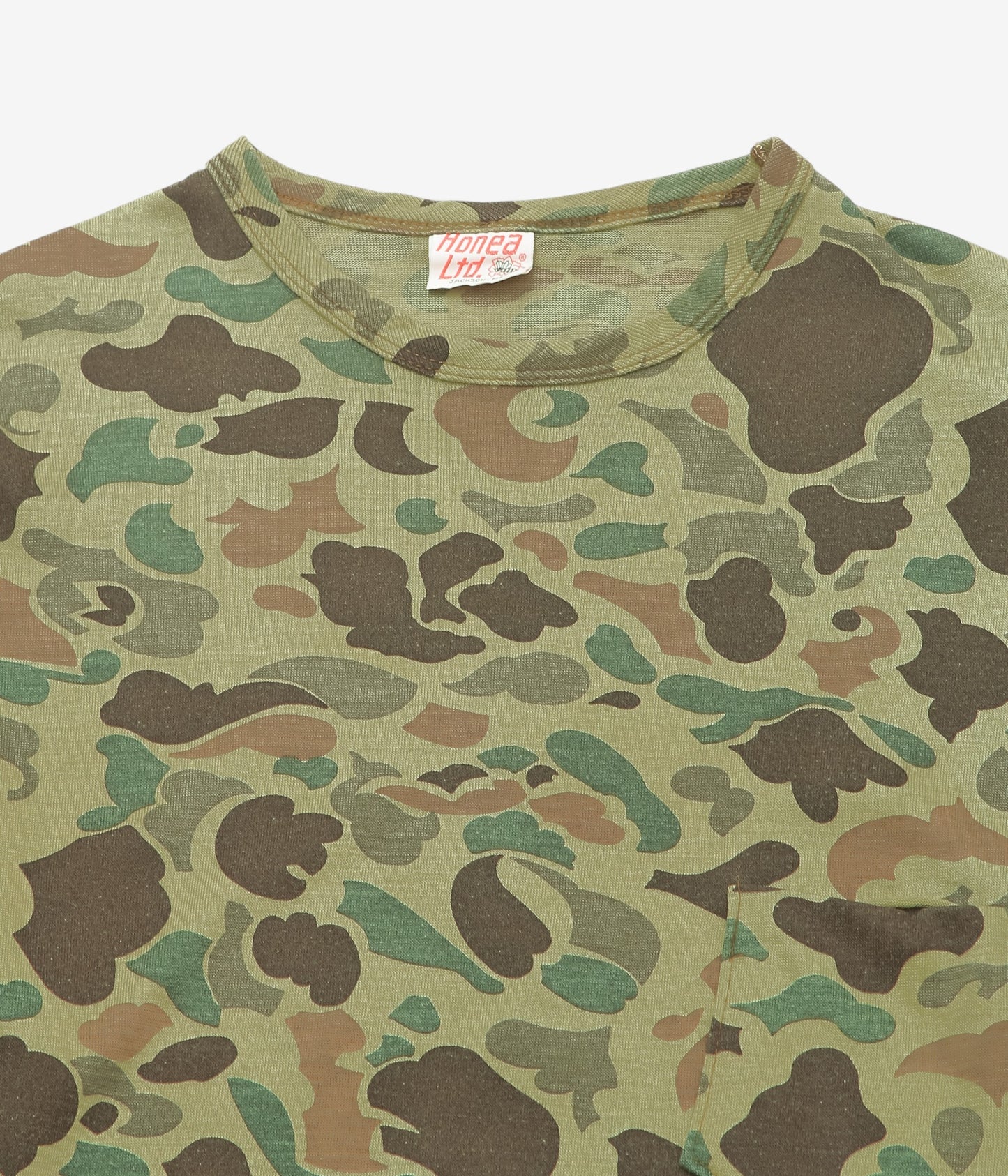 VINTAGE CLOTHING ''70'S DUCK HUNTER CAMO L/S POCKET TEE'' (CAMO)