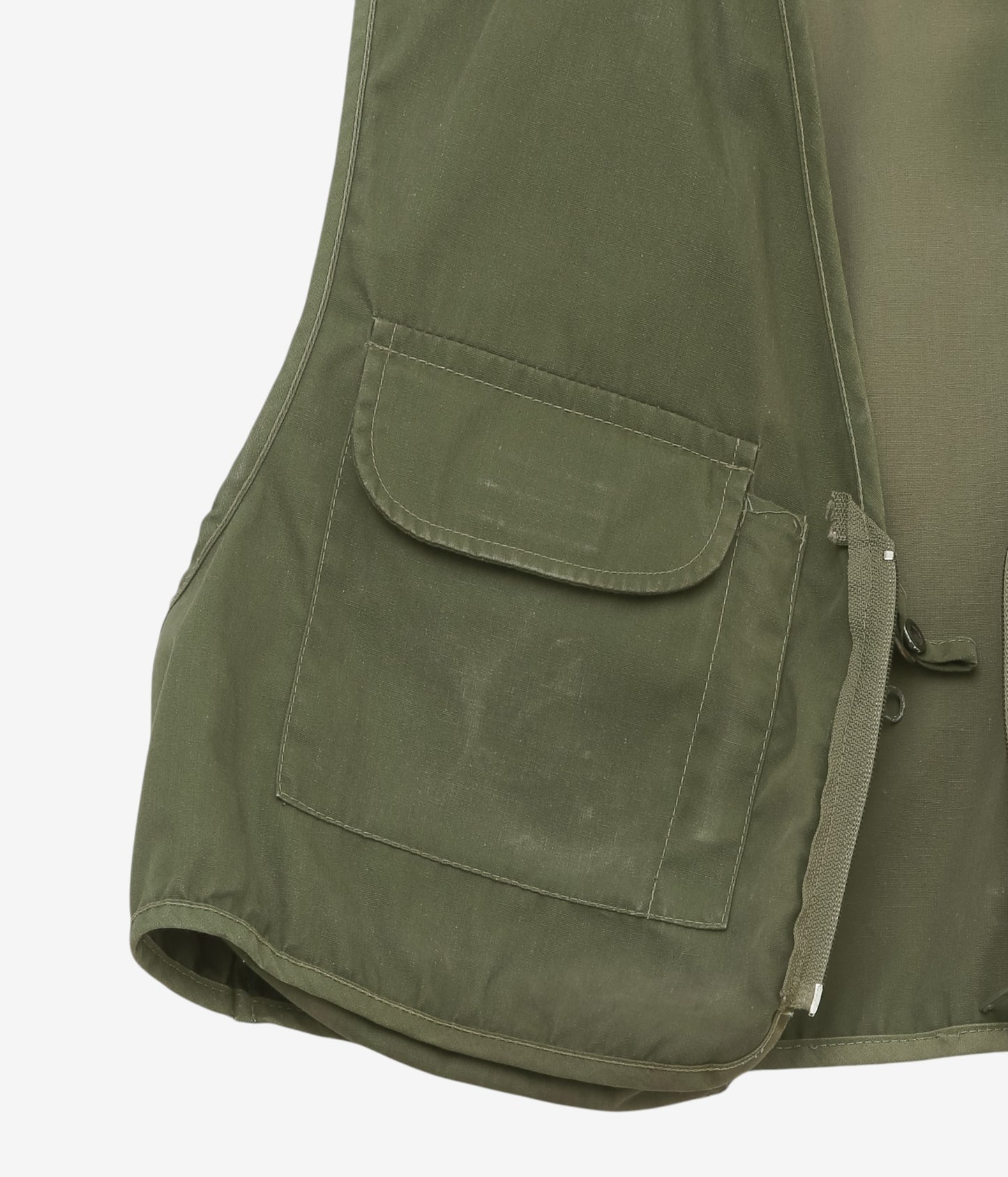 VINTAGE CLOTHING ''80'S L.L. BEAN FISHING VEST'' (OLIVE)