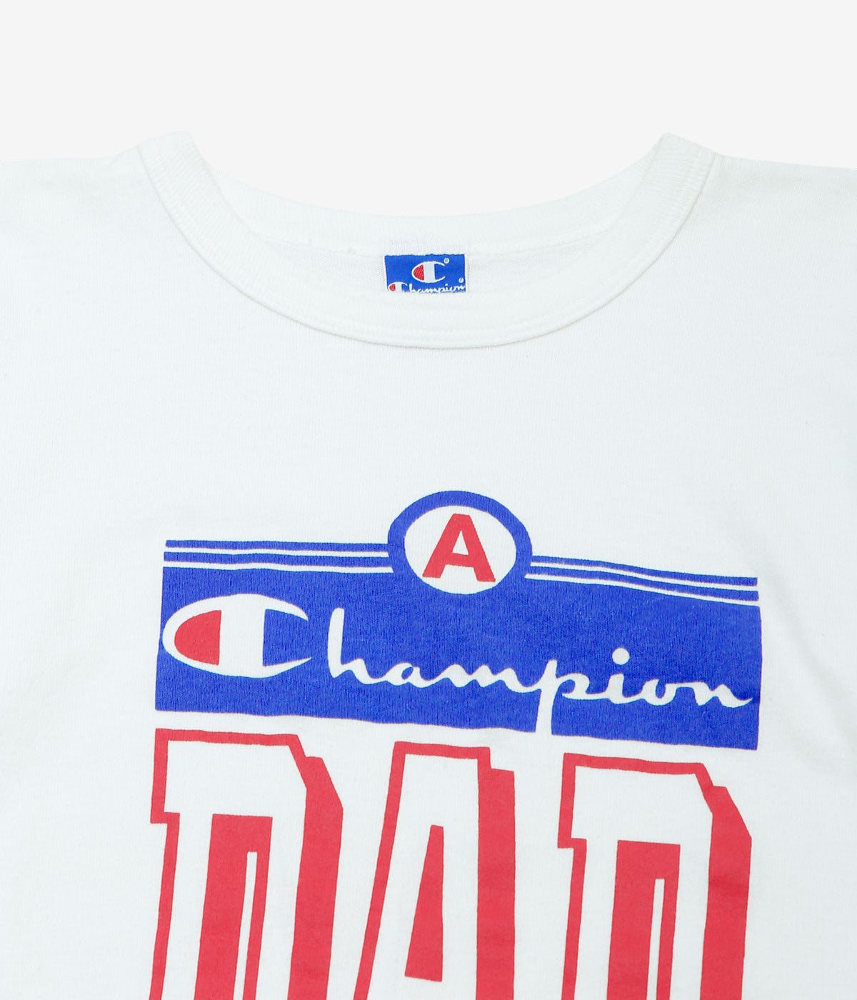 VINTAGE CLOTHING ''80's CHAMPION DAD T-SHIRT''(White)