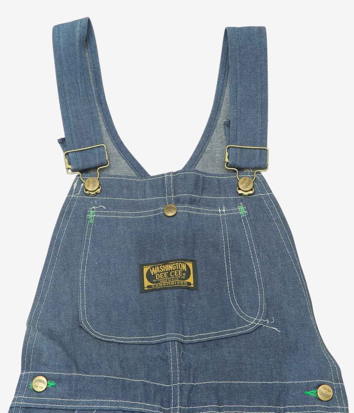 VINTAGE CLOTHING ''DEAD STOCK WASHINGTON DEE CEE OVERALL''(INDIGO)(W28.5/L32)
