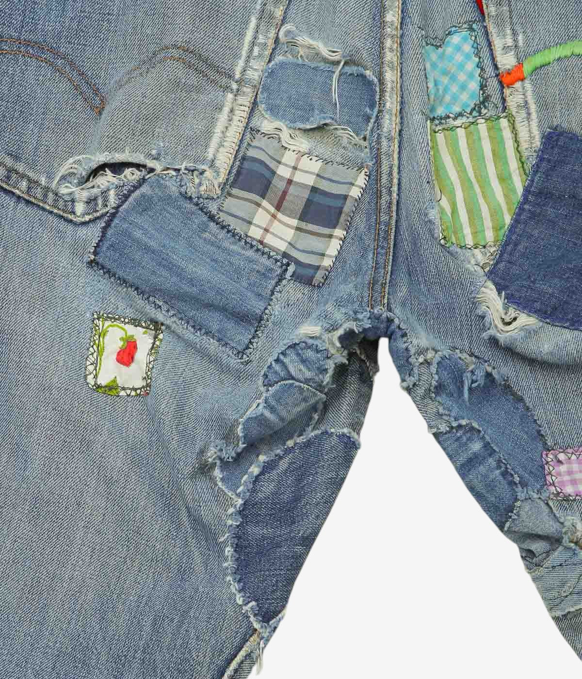 VINTAGE DENIM ''70's LEVI'S 501 HIPPIE'' (INDIGO)(W33)