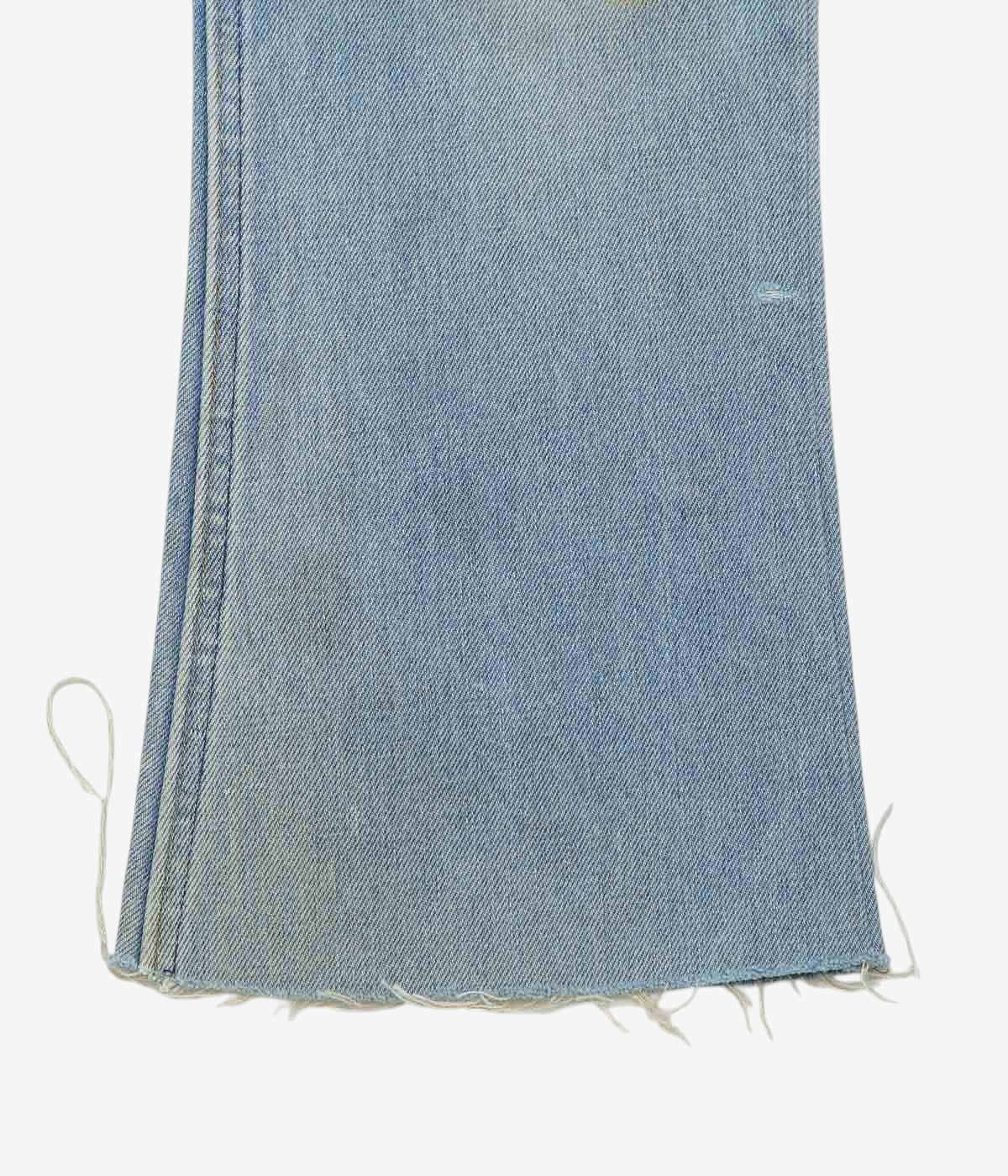 VINTAGE DENIM ''70'S LEVI'S 646 USA''(INDIGO)(W32)