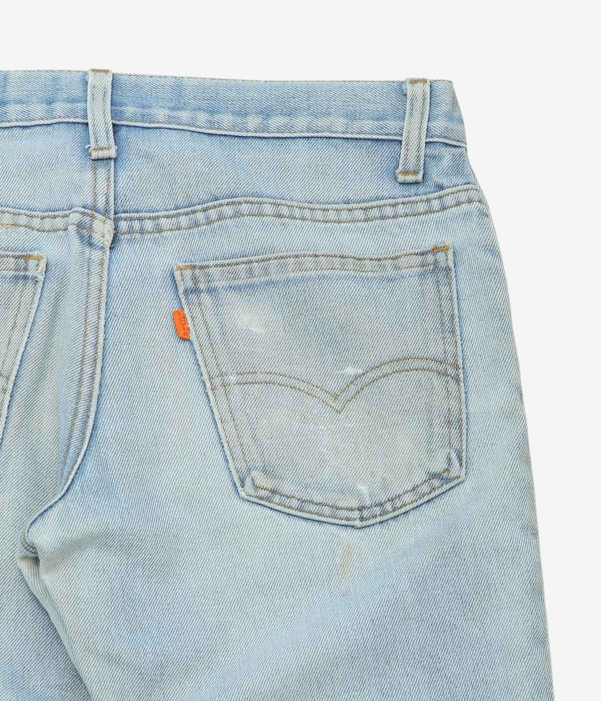 VINTAGE DENIM ''70'S LEVI'S 646 USA''(INDIGO)(W32)