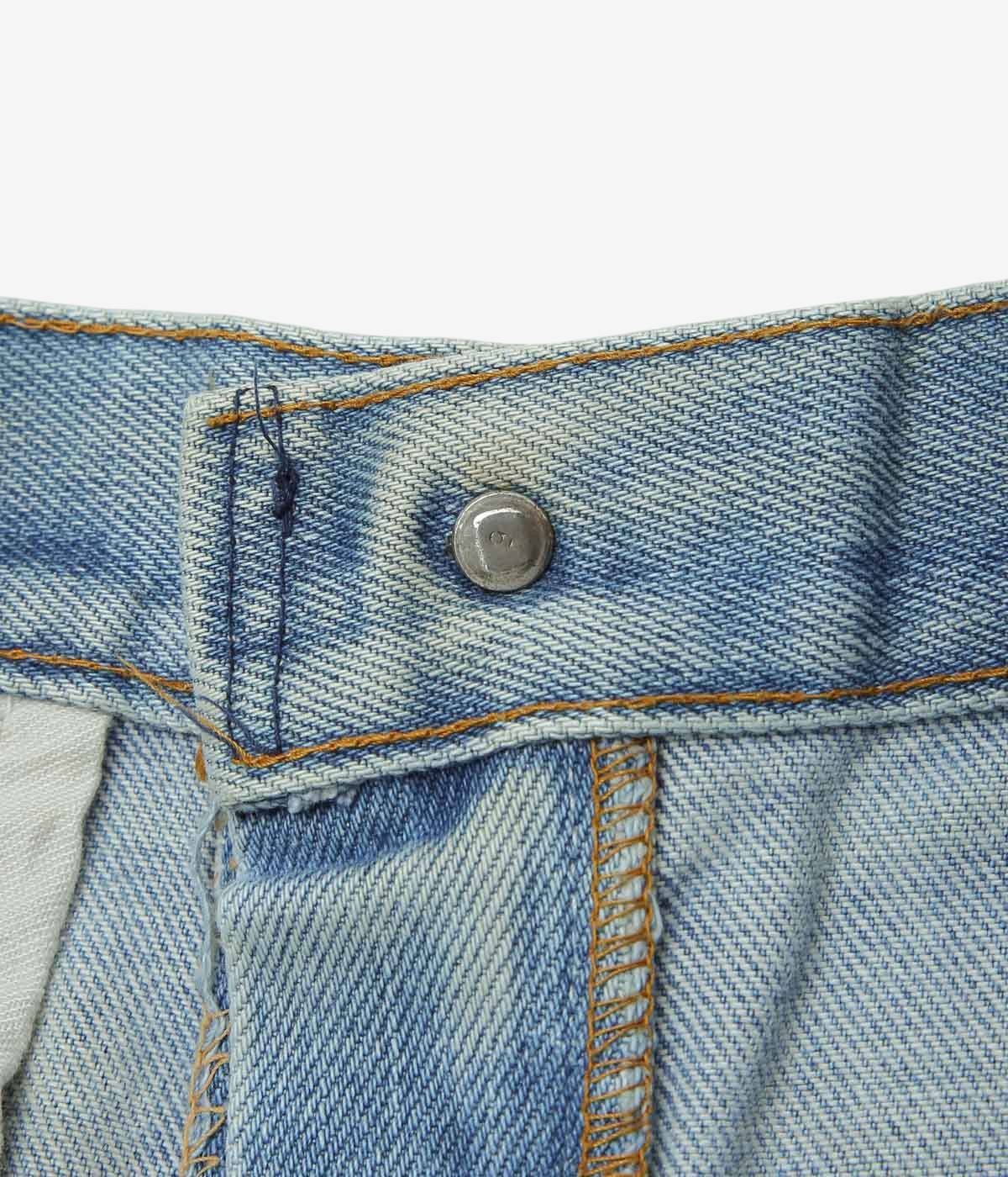 VINTAGE DENIM ''70'S LEVI'S 646 USA''(INDIGO)(W32)