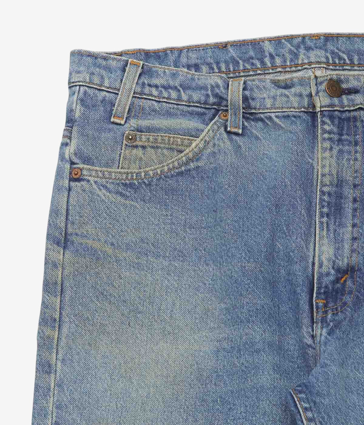 VINTAGE DENIM ''90's LEVI'S 505 USA'' (INDIGO)(W38/L30)