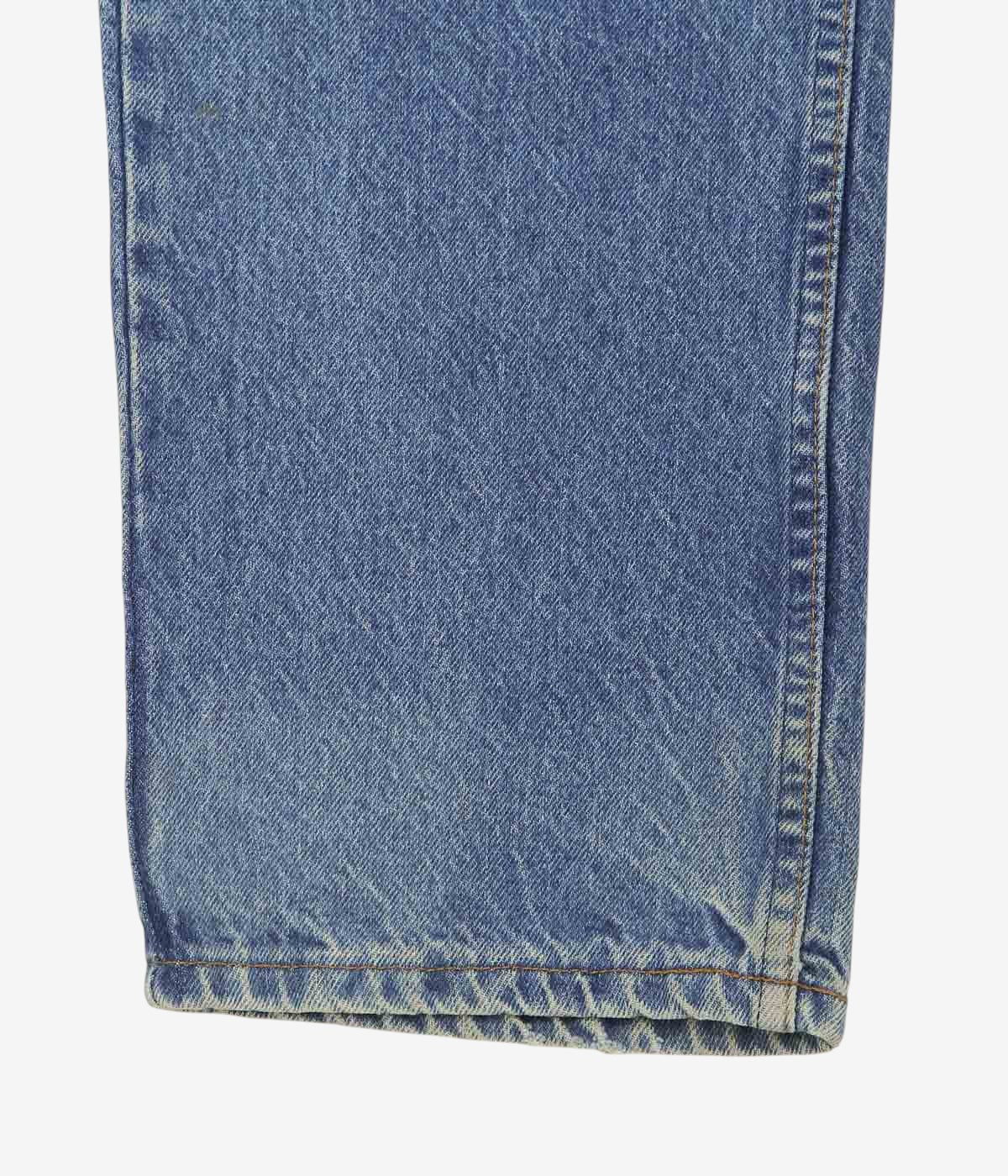 VINTAGE DENIM ''90's LEVI'S 505 USA'' (INDIGO)(W38/L30)