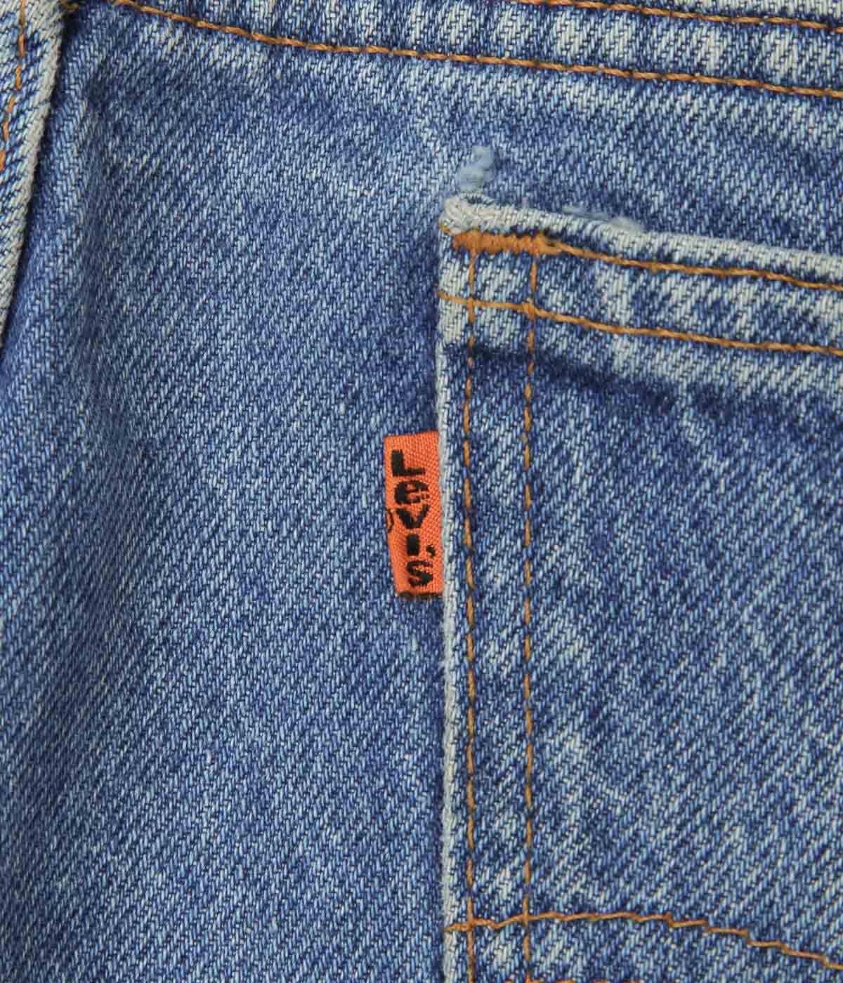VINTAGE DENIM ''90's LEVI'S 505 USA'' (INDIGO)(W38/L30)