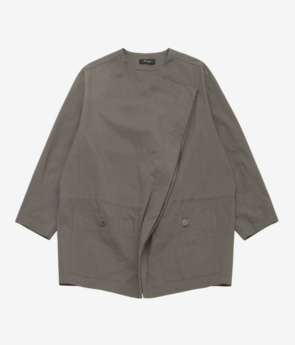 WANZE ''COLLARLESS FIELD JACKET '' (IRON)