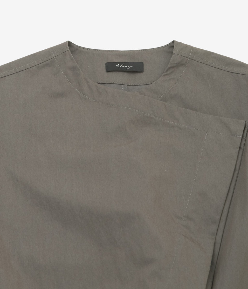 WANZE ''COLLARLESS FIELD JACKET '' (IRON)