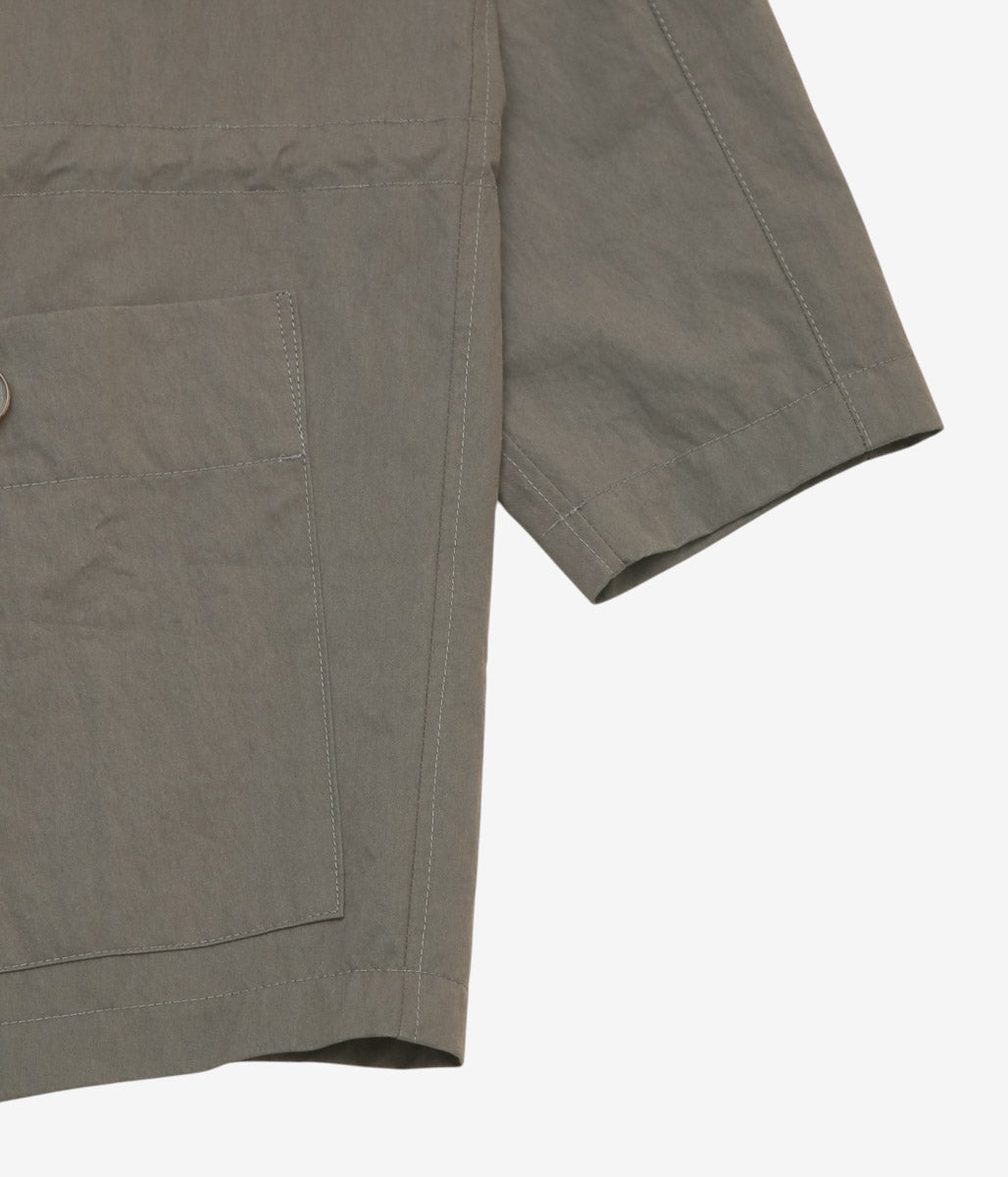WANZE ''COLLARLESS FIELD JACKET '' (IRON)