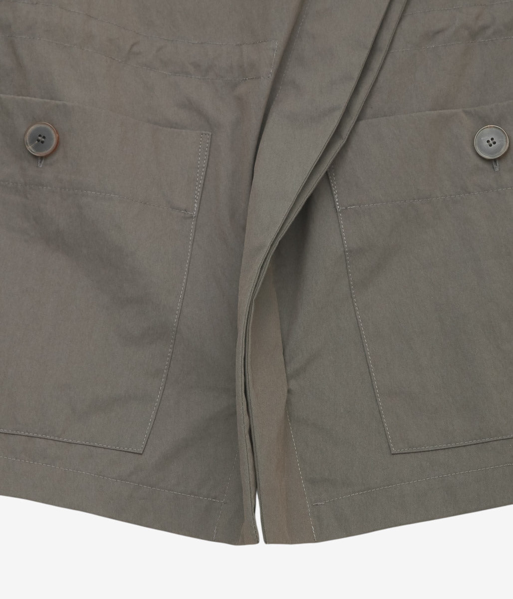 WANZE ''COLLARLESS FIELD JACKET '' (IRON)