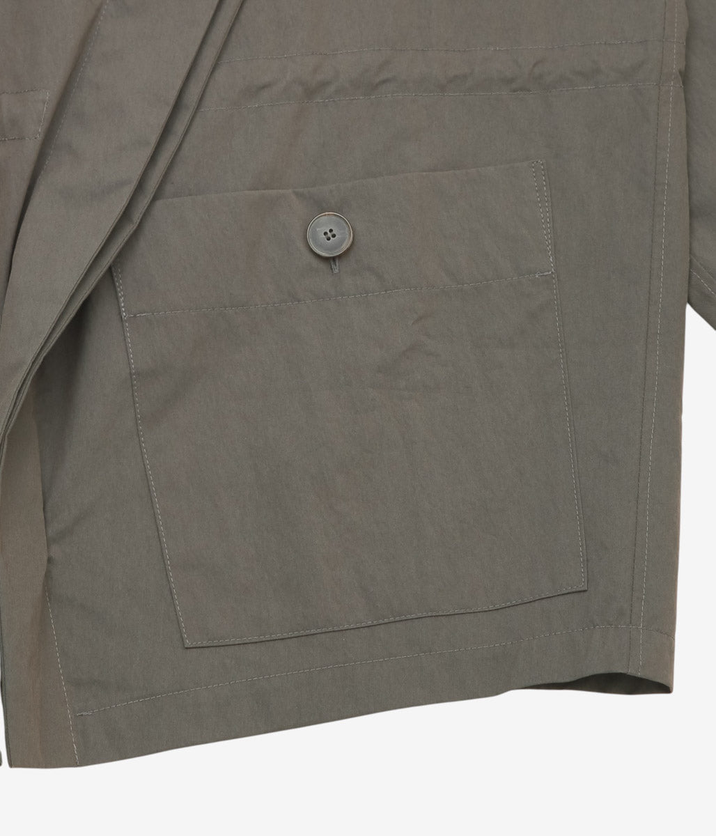 WANZE ''COLLARLESS FIELD JACKET '' (IRON)