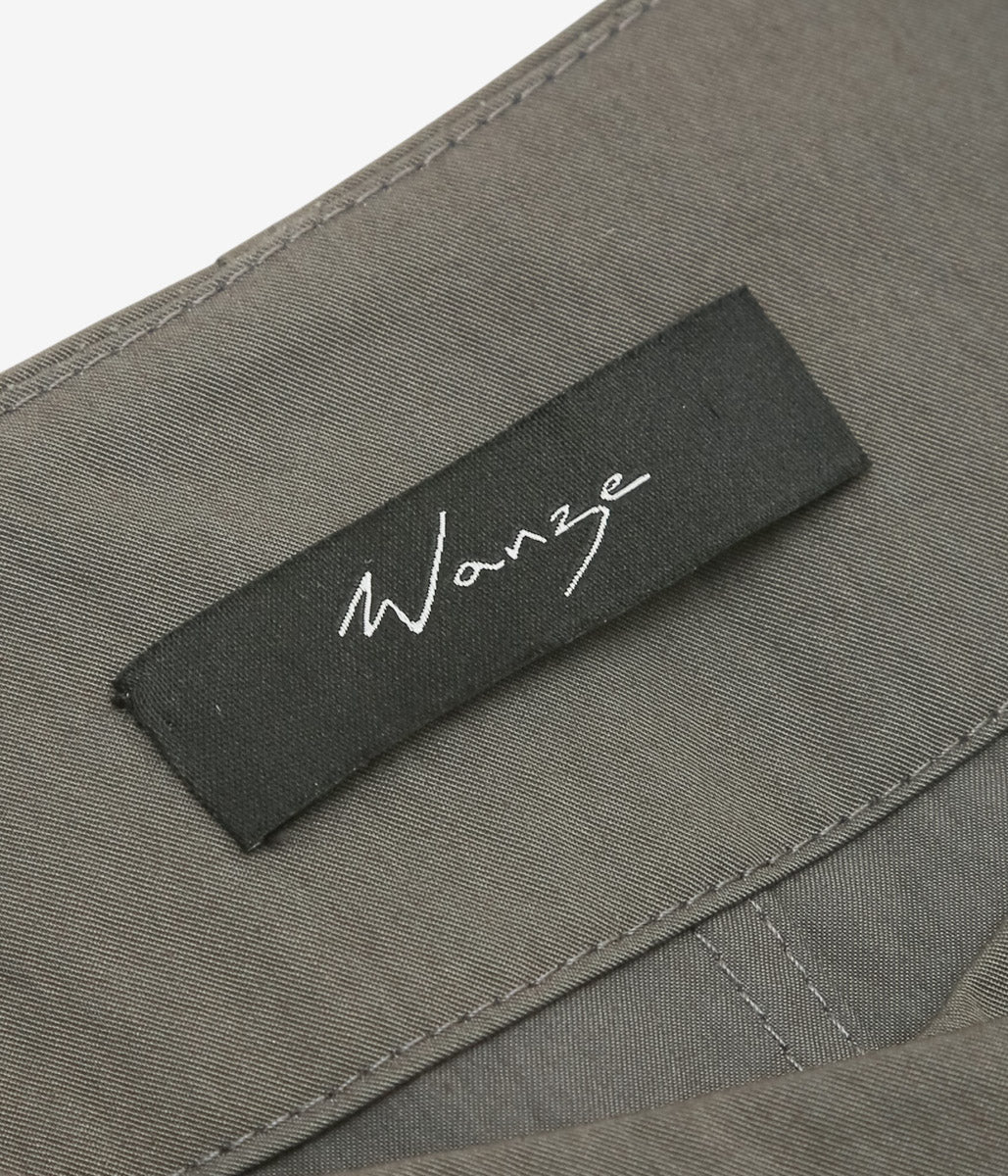 WANZE ''COLLARLESS FIELD JACKET '' (IRON)