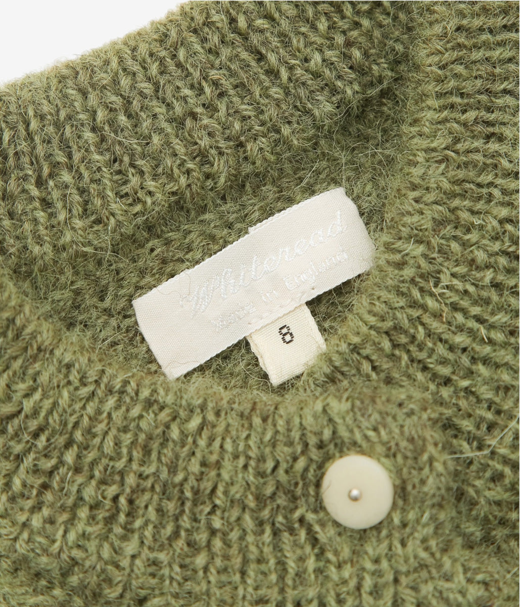 WHITEREAD ''MOWOOL CARDIGAN'' (APPLE)