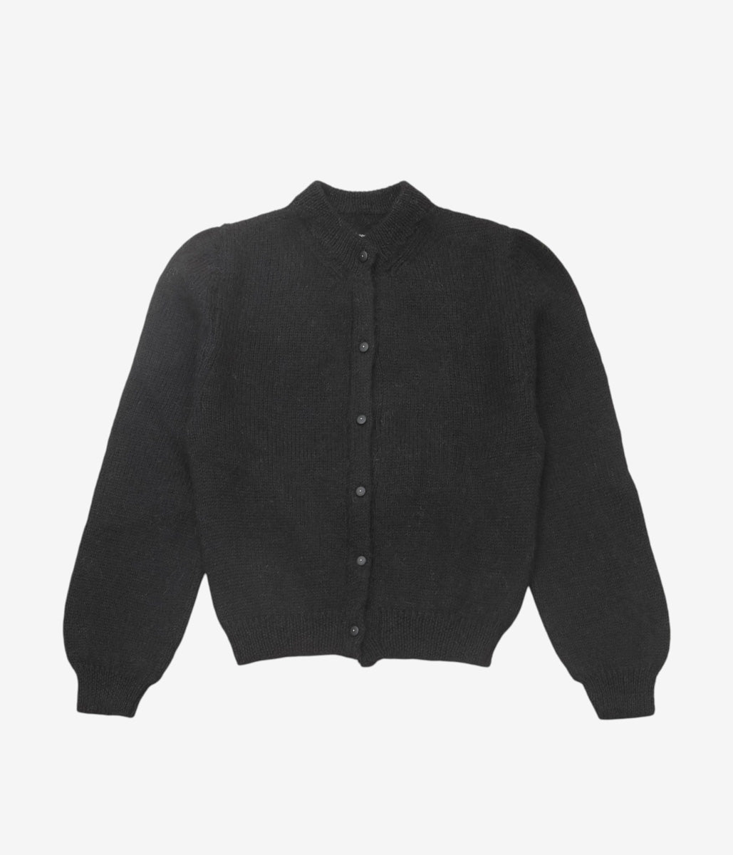 WHITEREAD ''MOWOOL CARDIGAN'' (EBONY)