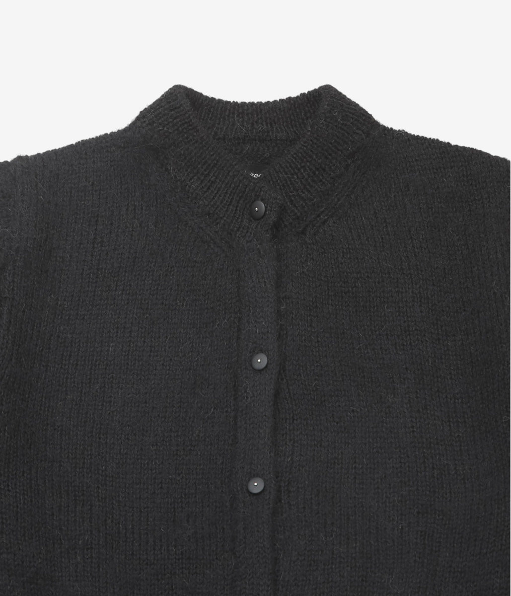 WHITEREAD ''MOWOOL CARDIGAN'' (EBONY)