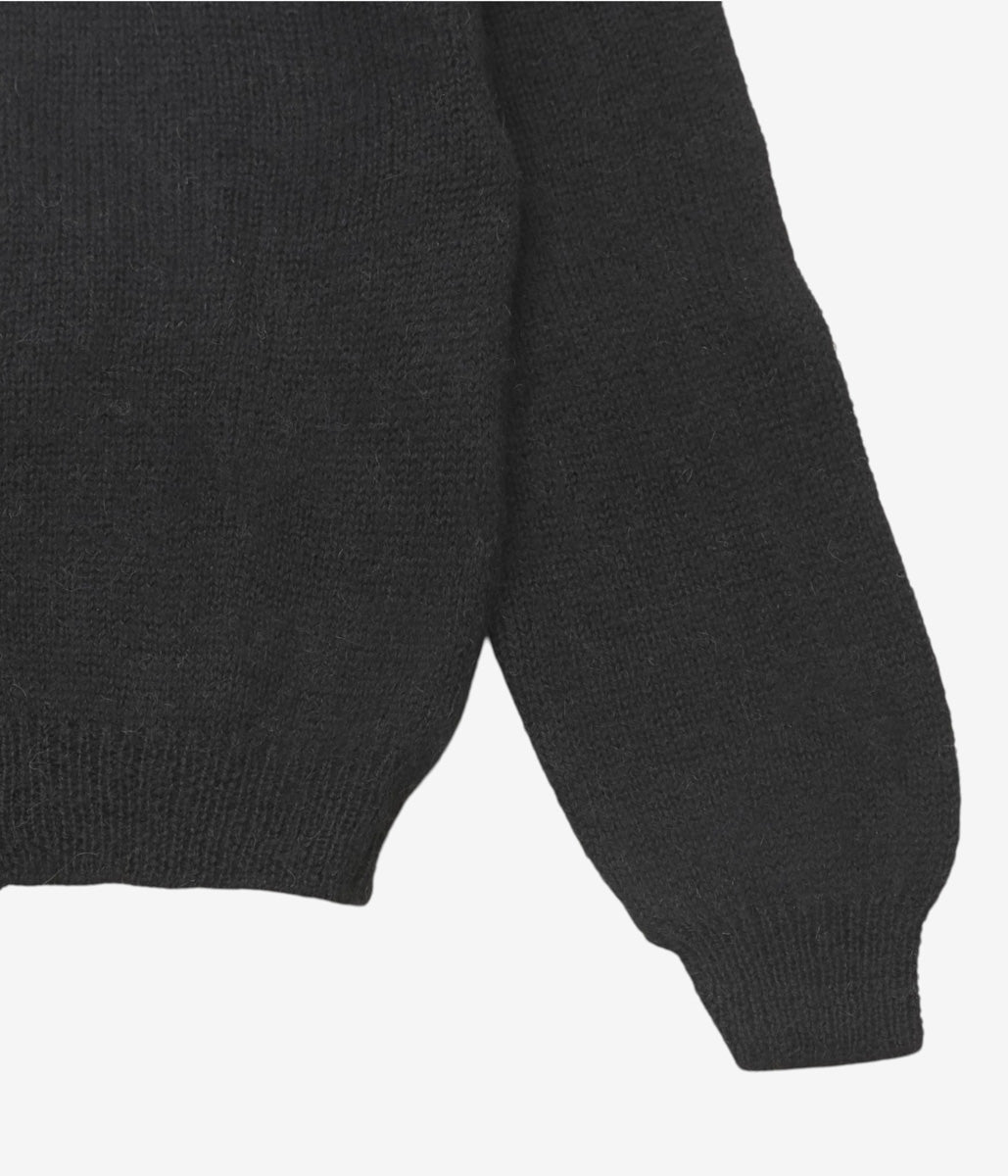 WHITEREAD ''MOWOOL CARDIGAN'' (EBONY)
