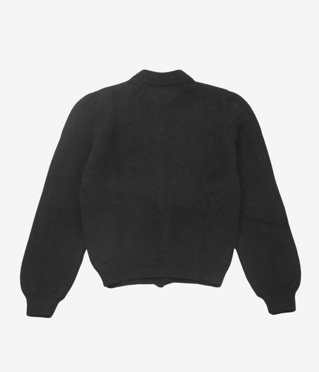 WHITEREAD ''MOWOOL CARDIGAN'' (EBONY)