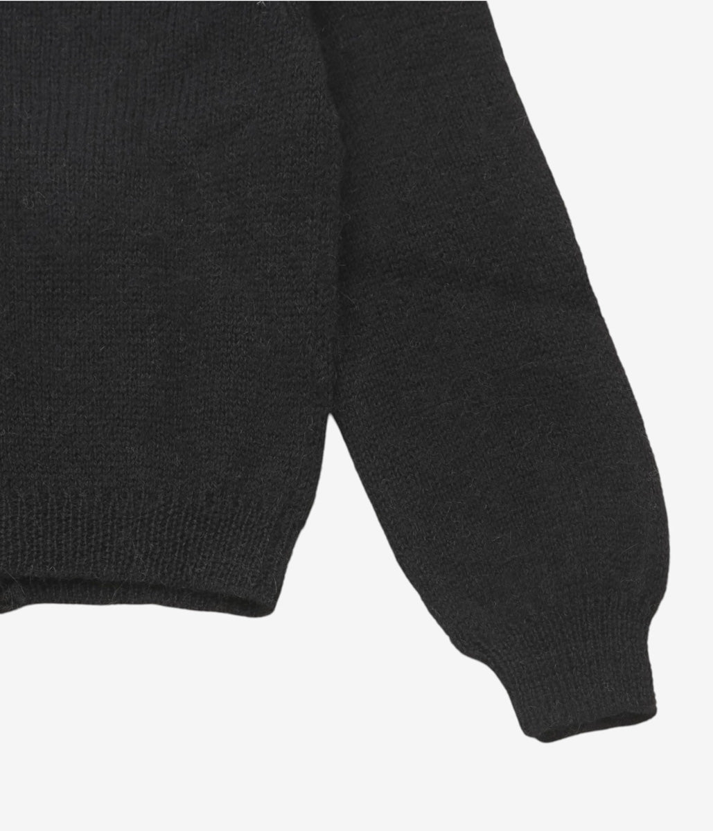 WHITEREAD ''MOWOOL CARDIGAN'' (EBONY)
