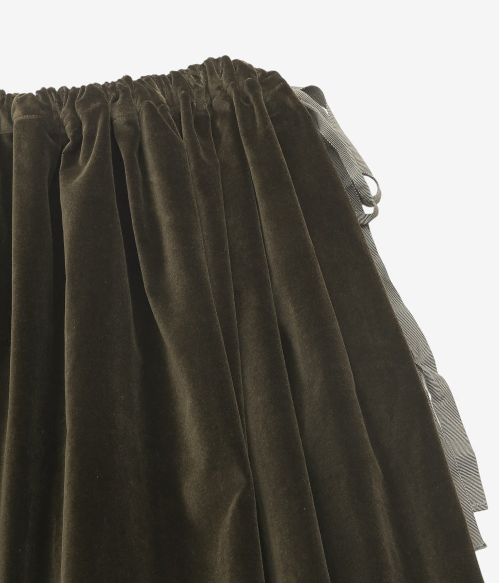 WHITEREAD ''PINTUCK SKIRT'' (MOSS)