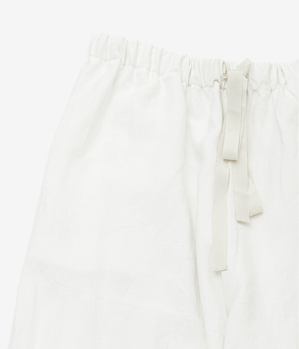 WHITEREAD ''PINTUCK TROUSERS'' (NATURAL LINEN)