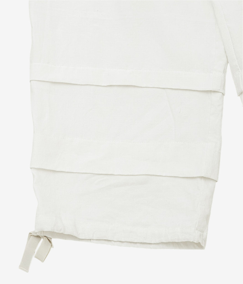 WHITEREAD ''PINTUCK TROUSERS'' (NATURAL LINEN)