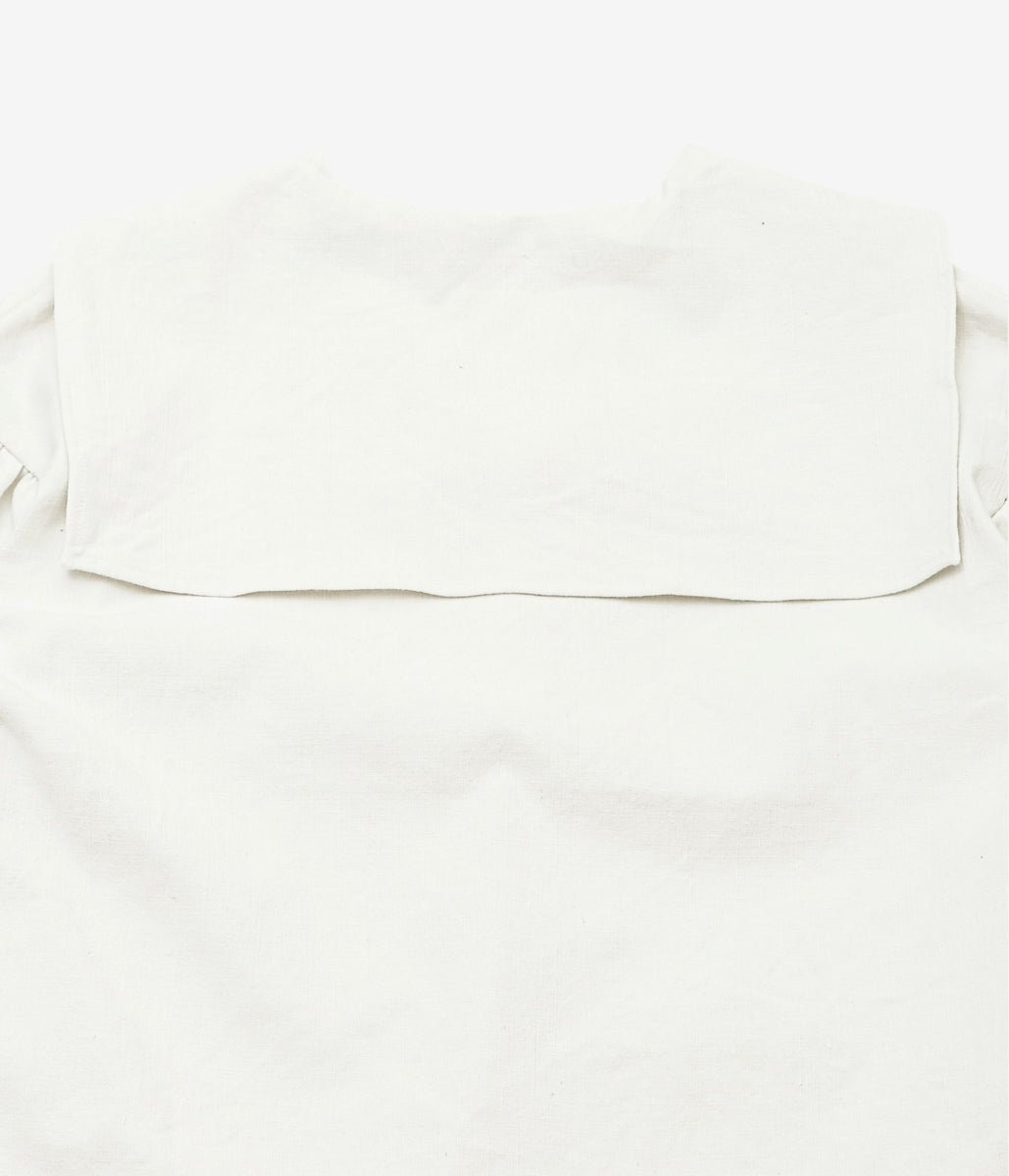WHITEREAD ''SAILOR COLLAR SHIRT'' (NATURAL)